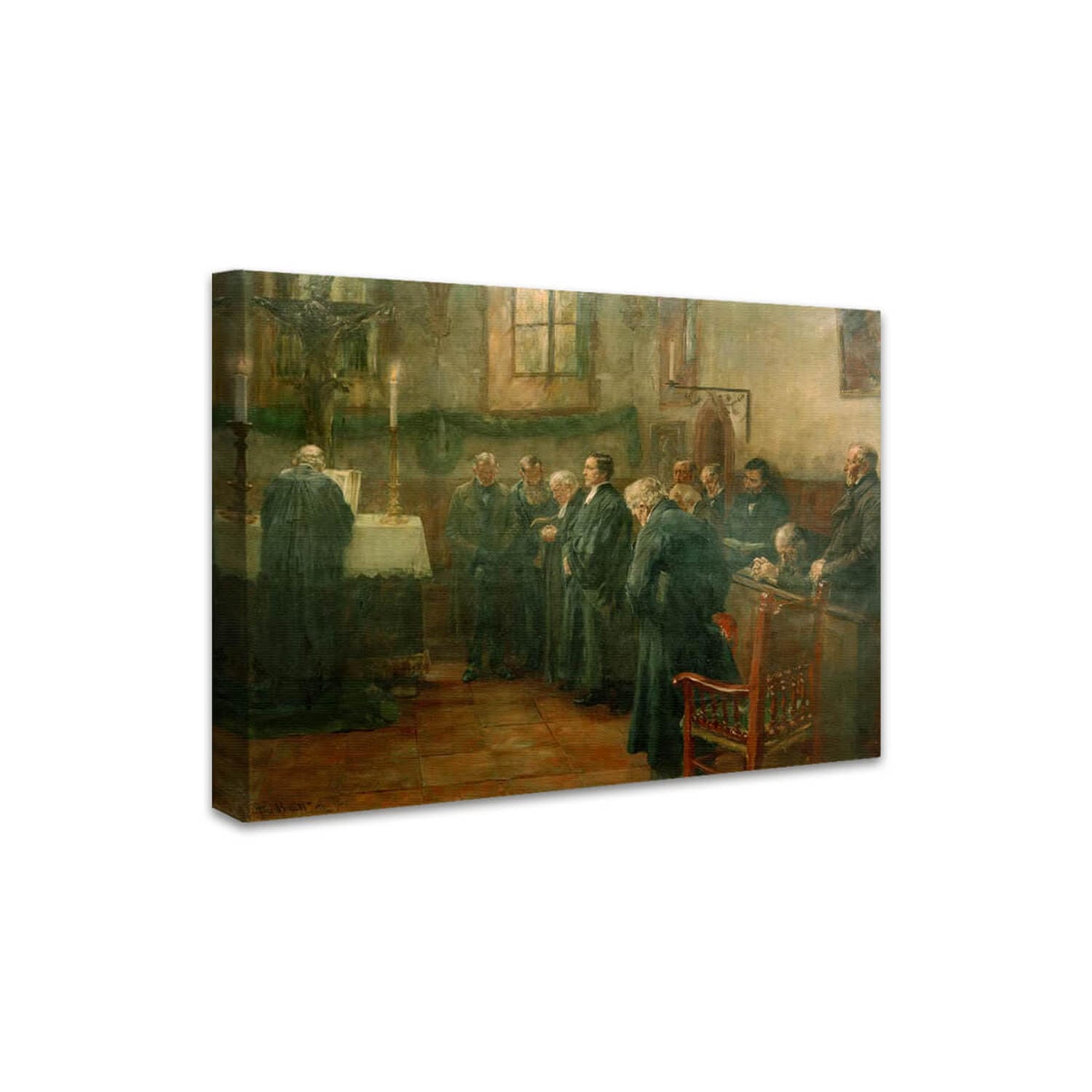 Einführung des jungen Pfarrers | Ferdinand Brütt