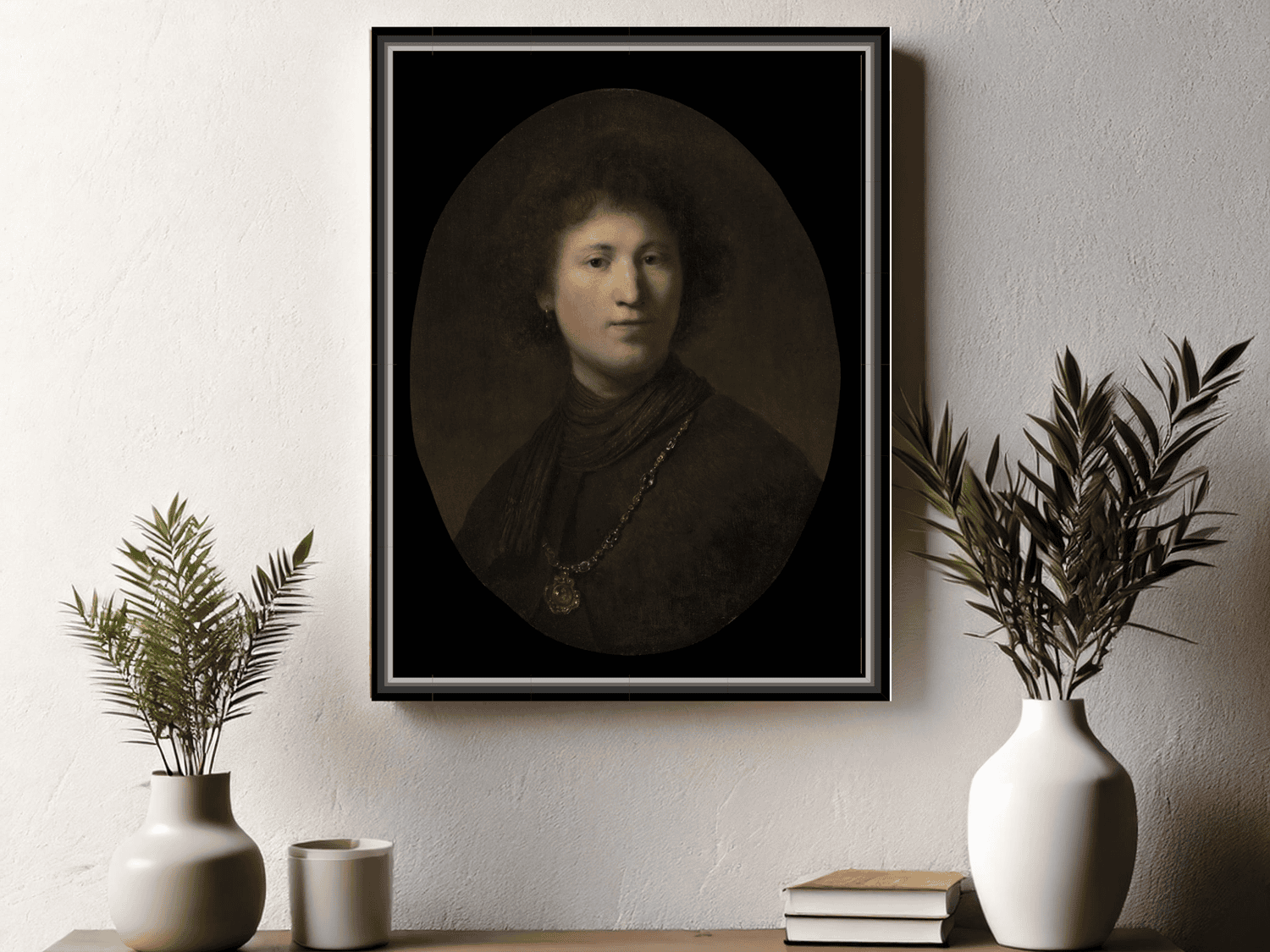 Ein junger Mann mit einer Kette | Rembrandt van Rijn