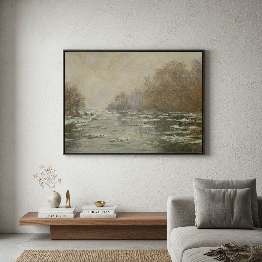 Eisbruch bei Vétheuil | Claude Monet