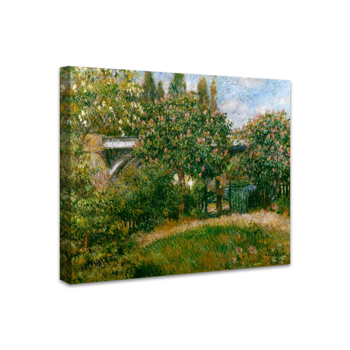 Eisenbahnbrücke bei Chatou | Pierre-Auguste Renoir