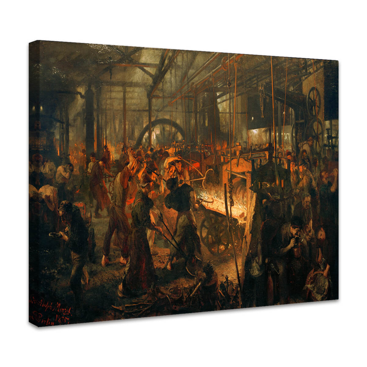 Eisenwalzwerk (Moderne Cyklopen) | Adolph von Menzel