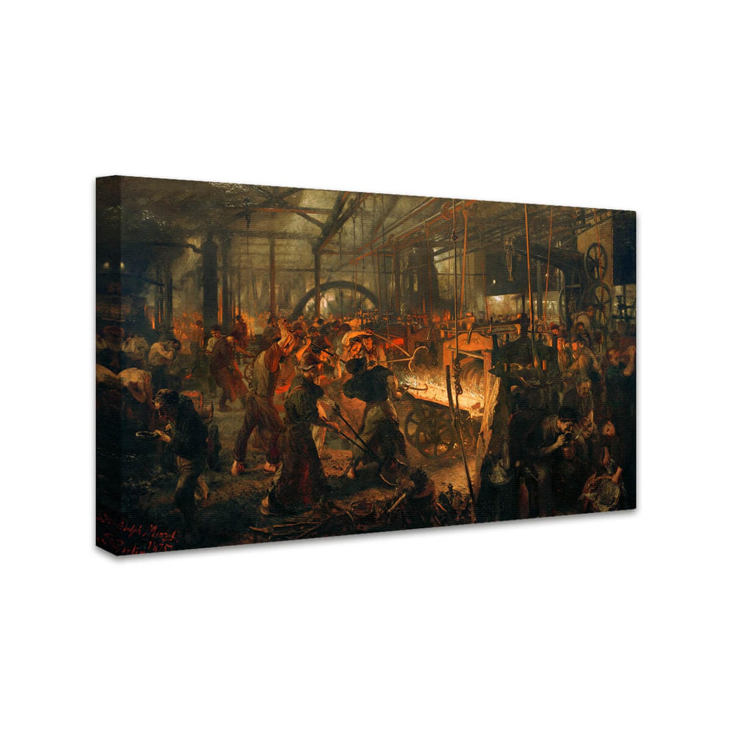 Eisenwalzwerk (Moderne Cyklopen) | Adolph von Menzel