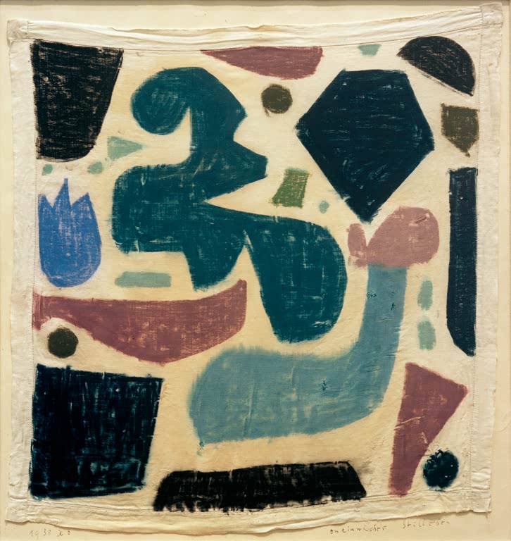 Kunstdruck „Enzianisches Stillleben“ von Paul Klee, handgefertigt in Deutschland