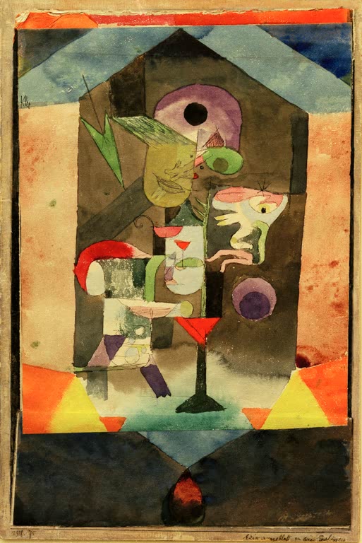 Kunstdruck „Erinnerungsbild an eine Empfängnis“ von Paul Klee, handgefertigt in Deutschland
