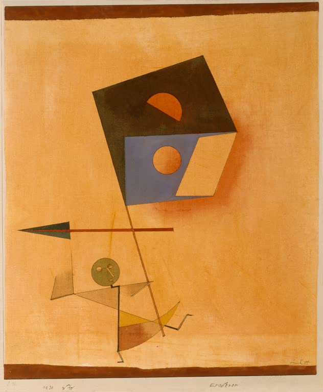Kunstdruck „Eroberer II“ von Paul Klee, handgefertigt in Deutschland