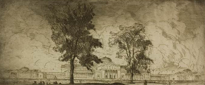 Feldmuseum Nr. 1 von Bror Julius Olsson Nordfeldt als Kunstdruck, handgefertigt in Deutschland, erhältlich als Poster oder Leinwand.