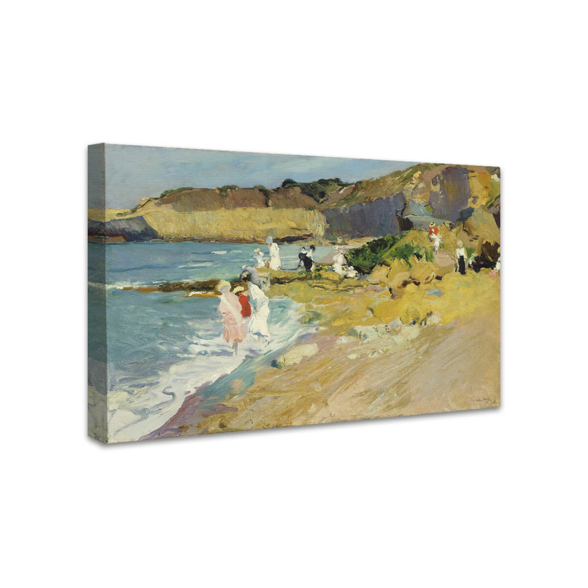 Felsen am Leuchtturm von Biarritz | Joaquin Sorolla