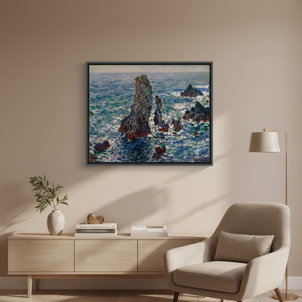 Felsen bei Belle-Ile | Claude Monet