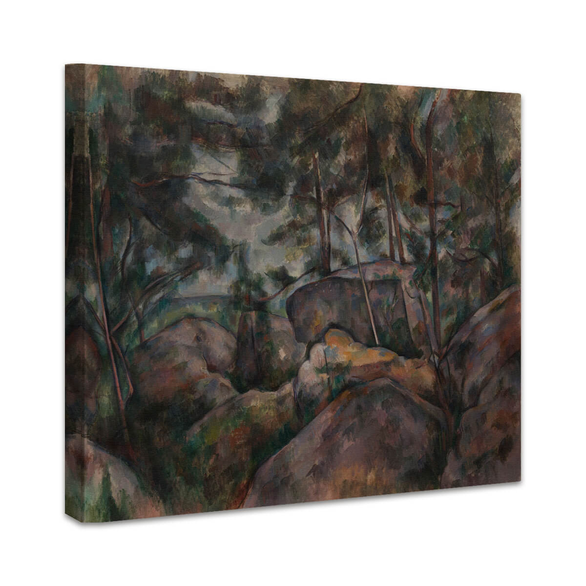 Felsen bei Fontainebleau | Paul Cézanne
