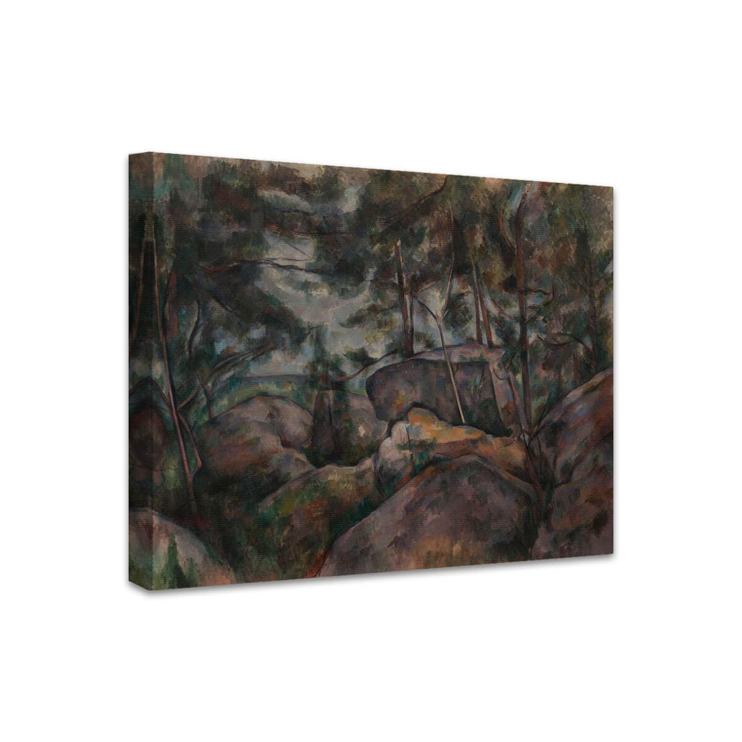 Felsen bei Fontainebleau | Paul Cézanne