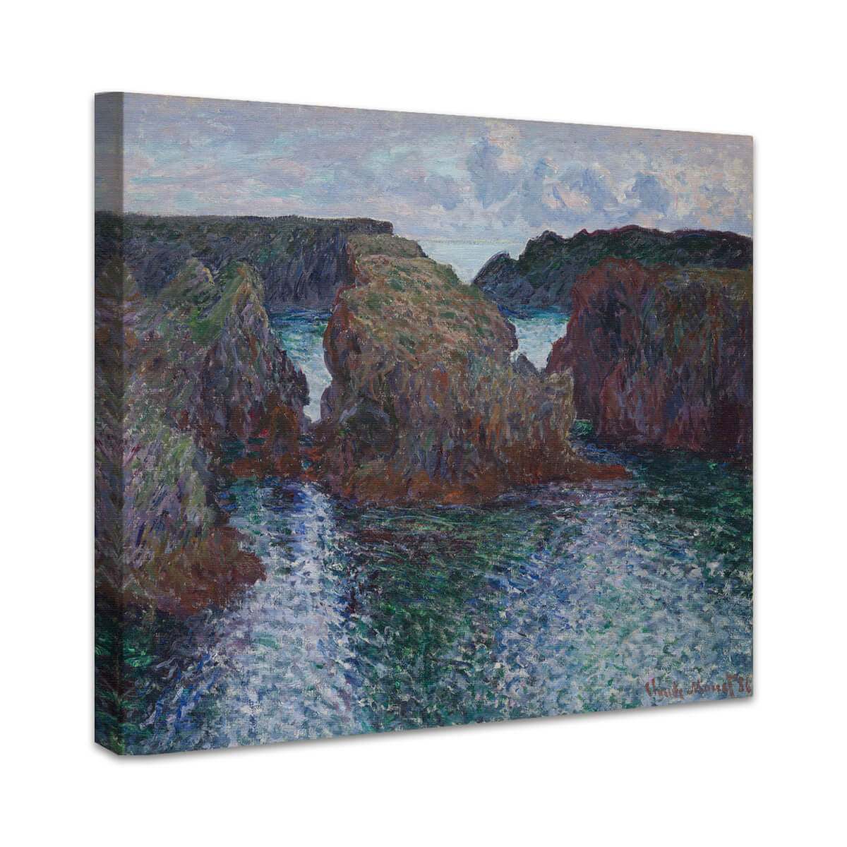 Felsen bei Port-Goulphar, Belle-Île | Claude Monet