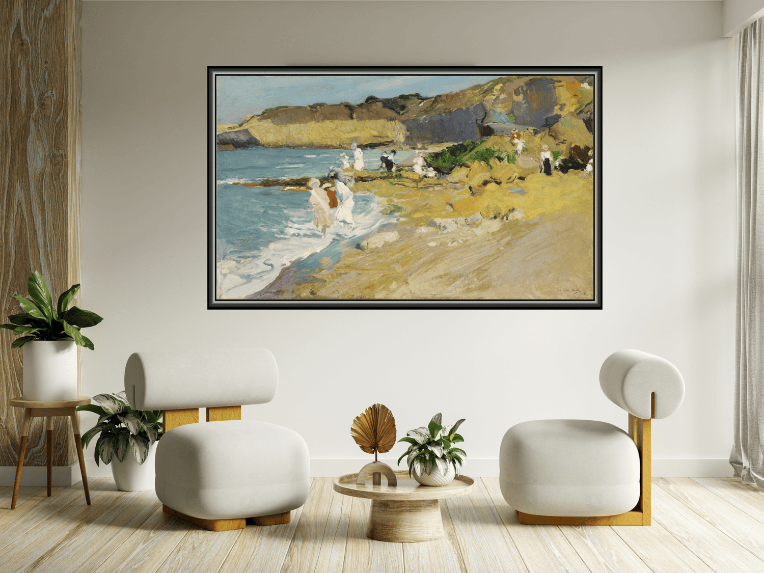 Felsen am Leuchtturm von Biarritz | Joaquin Sorolla