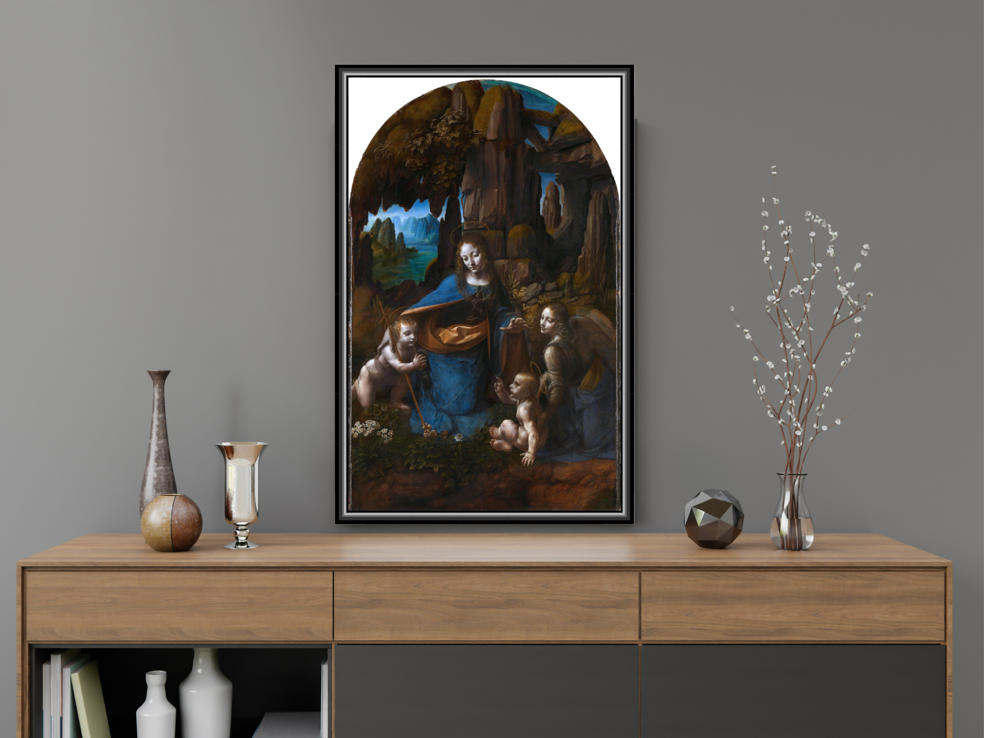 Felsengrottenmadonna (2. Version) | Leonardo da Vinci
