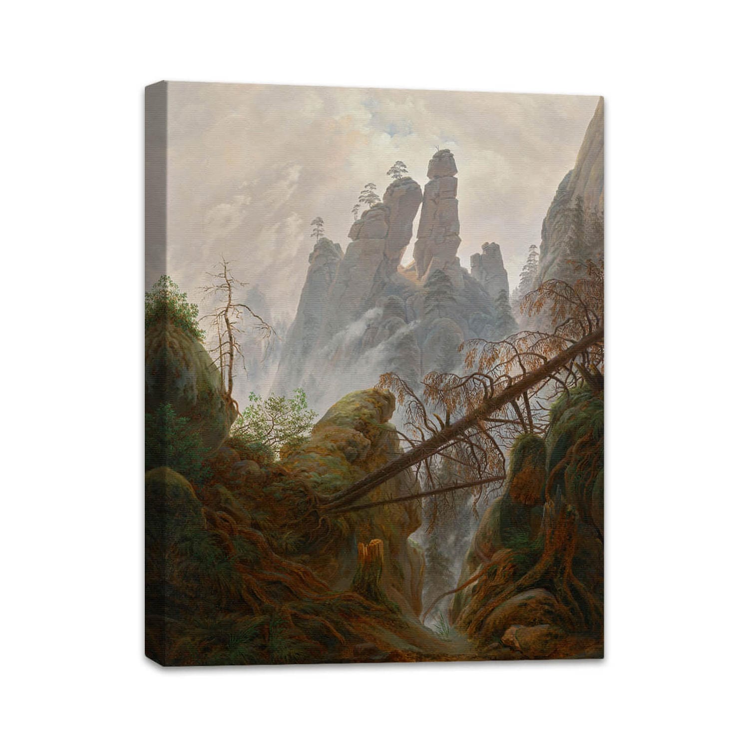 Felsenlandschaft im Elbsandsteingebirge | Caspar David Friedrich