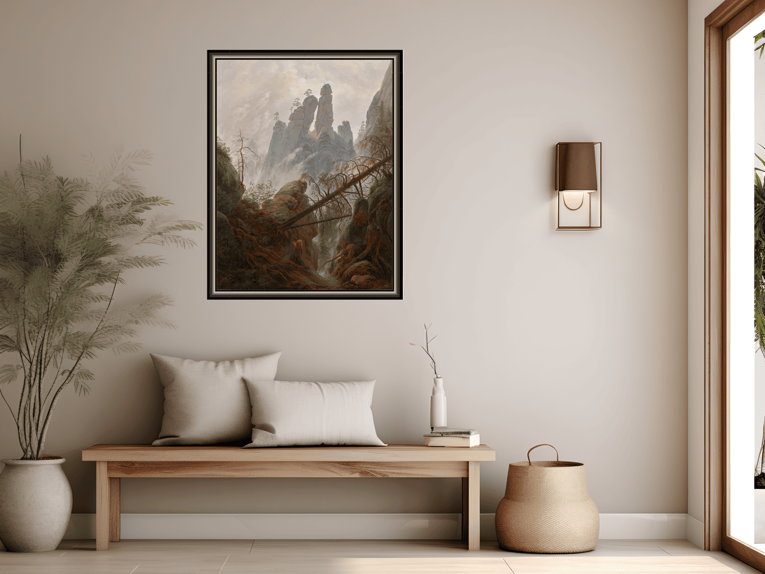 Felsenlandschaft im Elbsandsteingebirge | Caspar David Friedrich