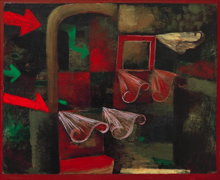 Kunstdruck „Feuerwind“ von Paul Klee