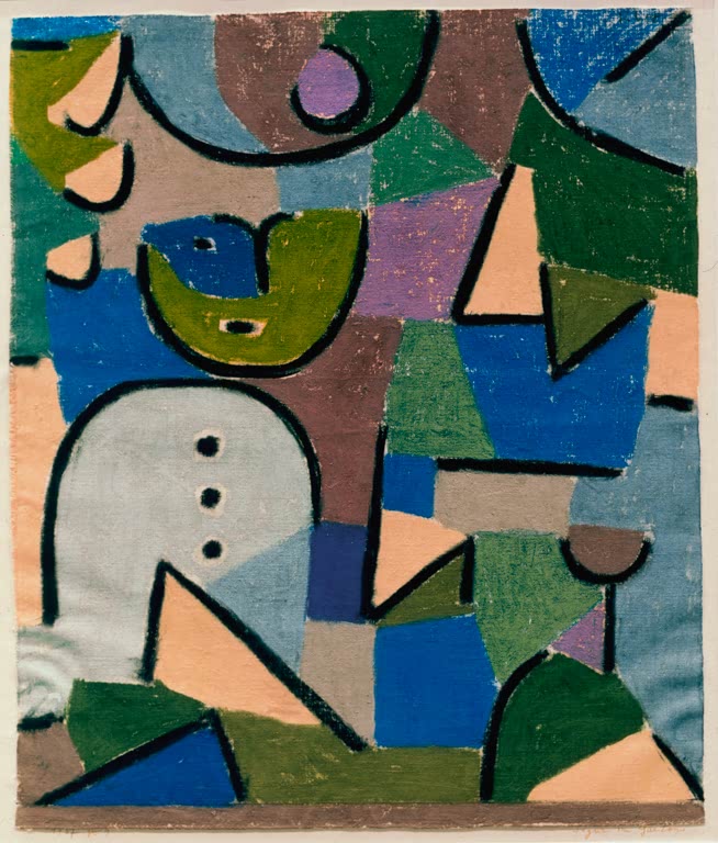 Kunstdruck „Figur im Garten“ von Paul Klee