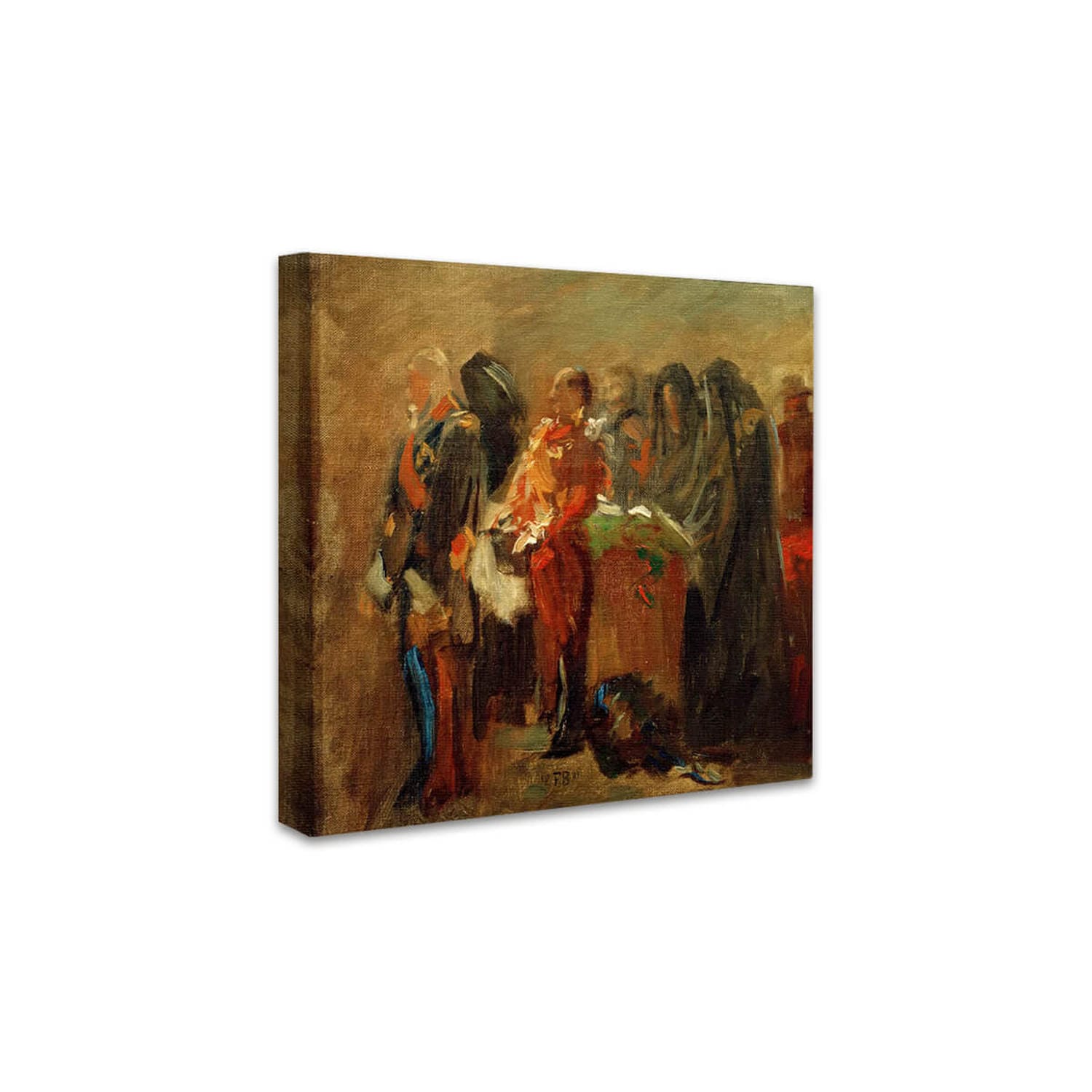 Figurenstudie zu Trauerfeier | Ferdinand Brütt