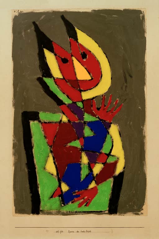 Kunstdruck „Figurine des bunten Teufels“ von Paul Klee, handgefertigt in Deutschland