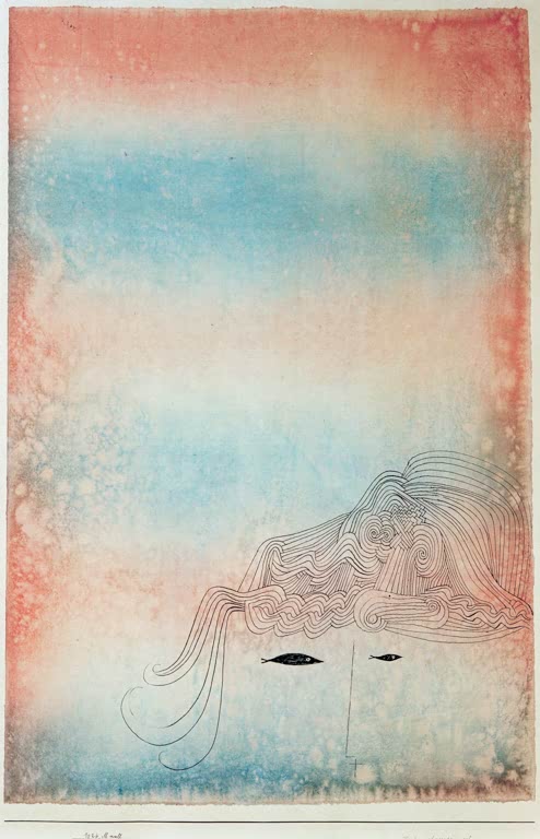 Kunstdruck „Fisch – physiognomisch“ von Paul Klee