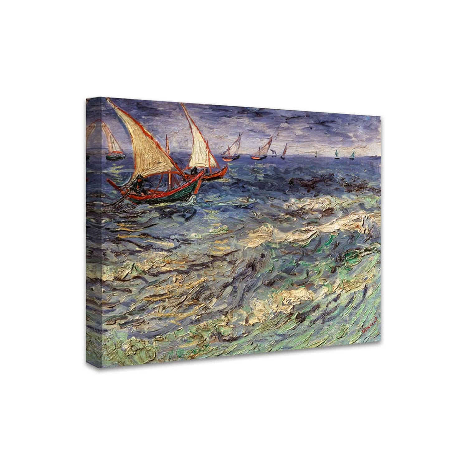 Fischerboote bei Saintes-Maries | Vincent van Gogh