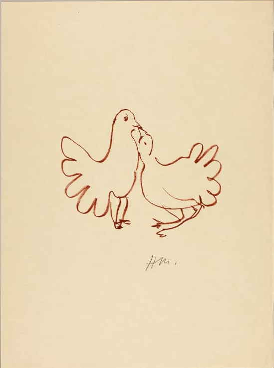 Kunstdruck „Blütenlese der Liebesgedichte von Ronsard“ von Henri Matisse, handgefertigt in Deutschland