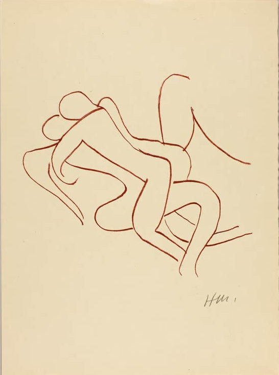 Kunstdruck „Florilegium der Liebesgedichte des Ronsard“ von Henri Matisse, handgefertigt in Deutschland