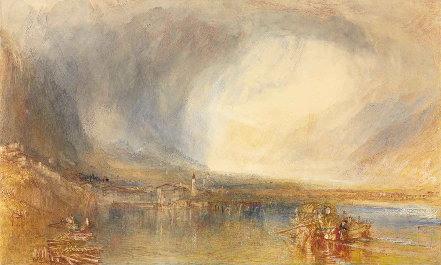 Hochwertige Kunstdrucke von William Turners „Flüelen, vom Vierwaldstättersee“. Entdecken Sie die magische Landschaft am Vierwaldstättersee mit beeindruckenden Bergen, sanftem Licht und zarten Farben. Dieses zeitlose Kunstwerk bringt Ruhe und Eleganz in Ihr Zuhause oder Büro. Jetzt bestellen!