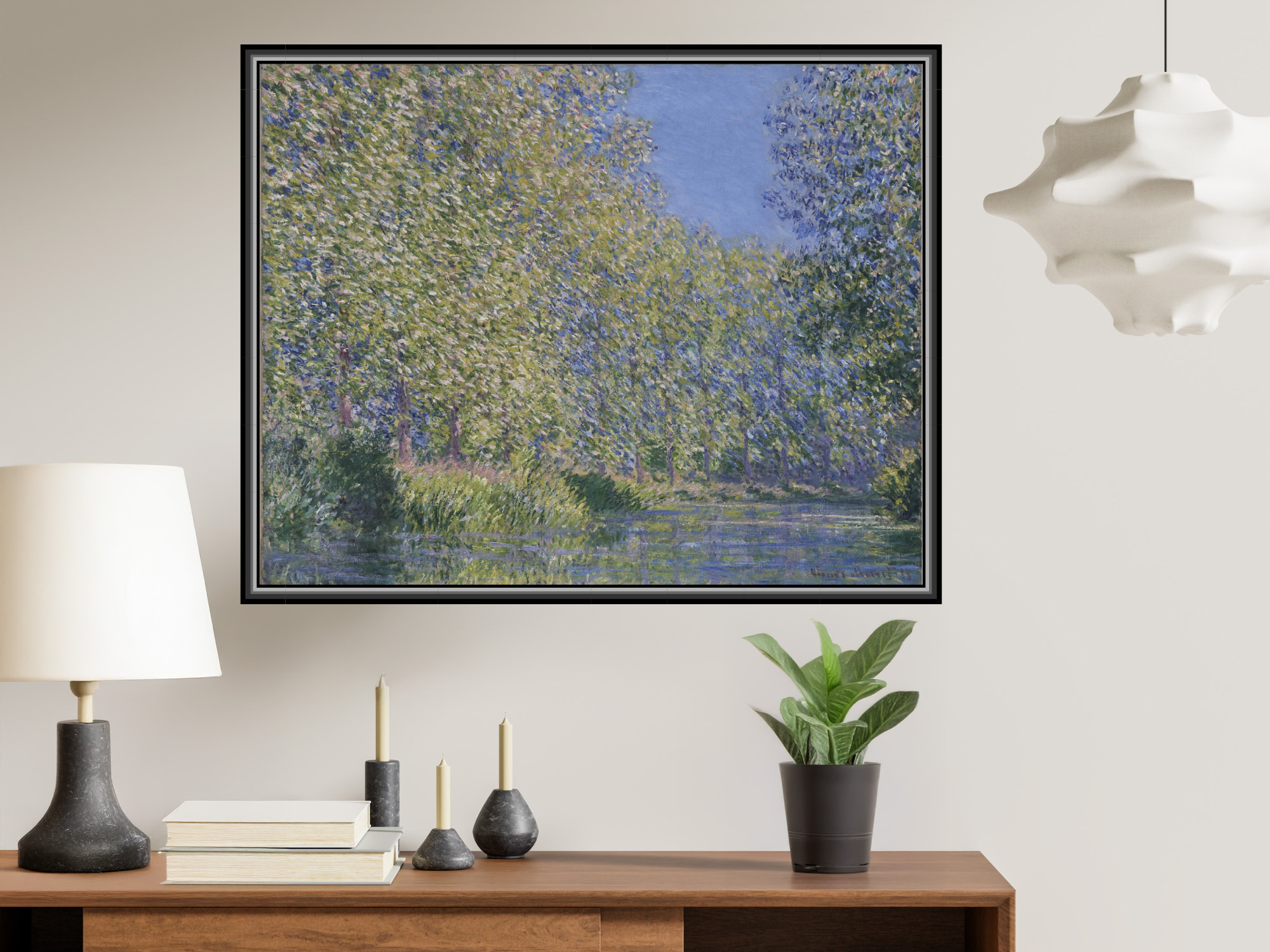Flussbiegung der Epte bei Giverny | Claude Monet