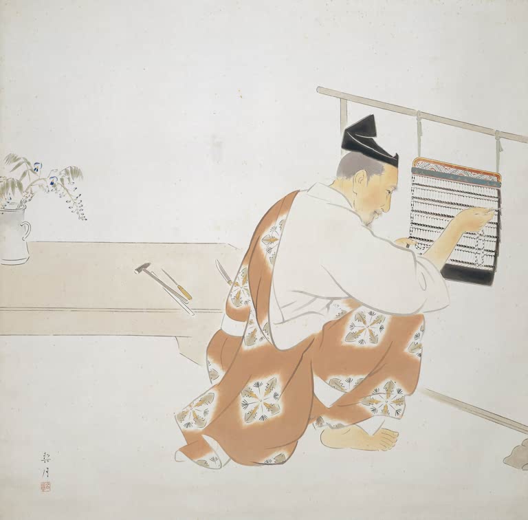 Kunstdruck Frühlingstag von Kikuchi Keigetsu