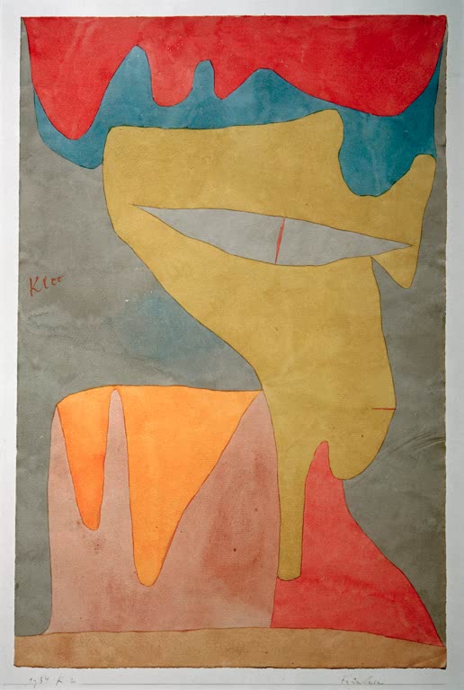 Kunstdruck „Fräulein“ von Paul Klee, handgefertigt in Deutschland