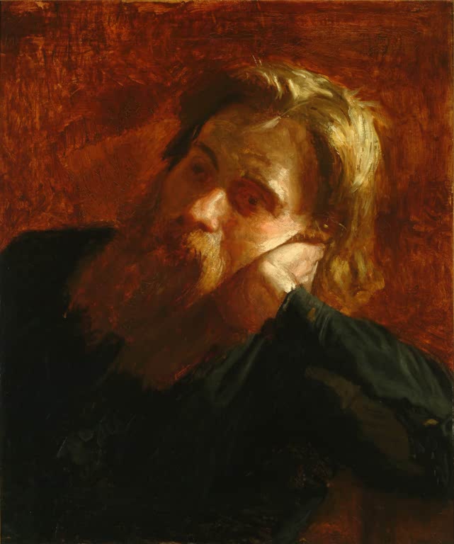 Kunstdruck des Gemäldes Franklin L. Schenck von Thomas Eakins, handgefertigt in Deutschland