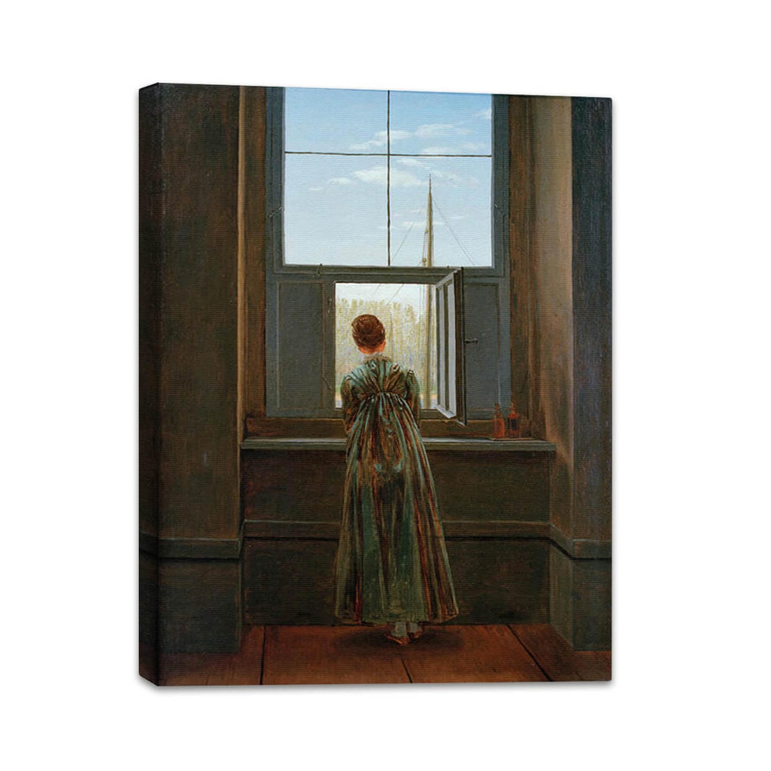 Frau am Fenster | Caspar David Friedrich