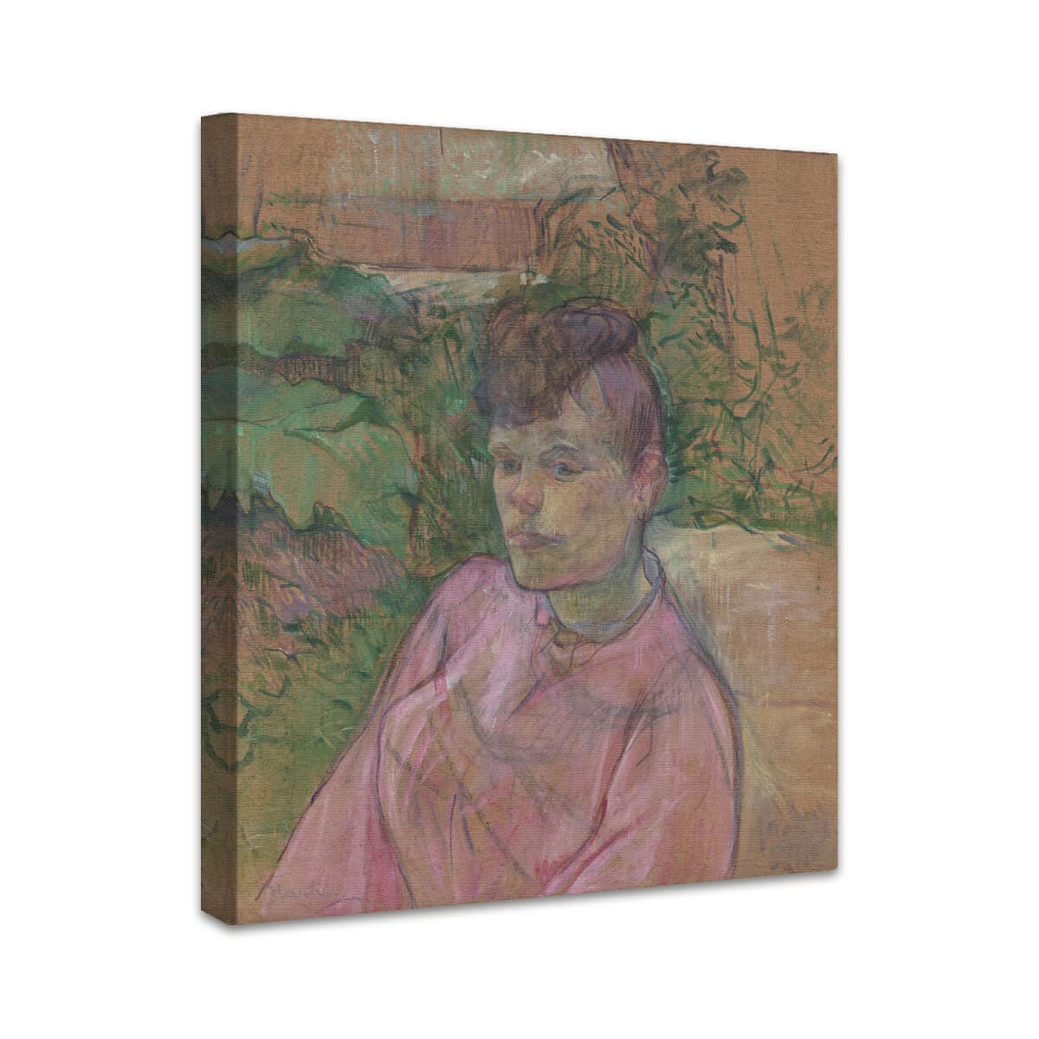 Frau im Garten von Monsieur Forest | Henri de Toulouse-Lautrec