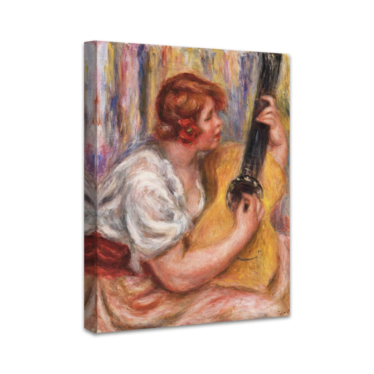 Frau mit Gitarre | Pierre-Auguste Renoir
