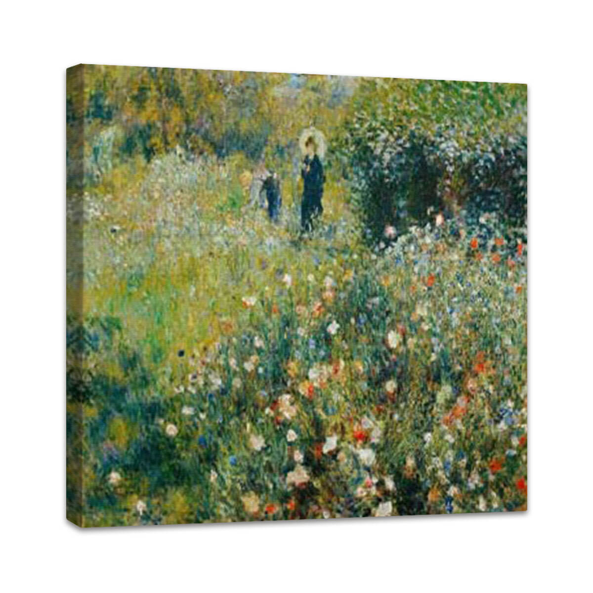 Frau mit Sonnenschirm in einem Garten | Pierre-Auguste Renoir
