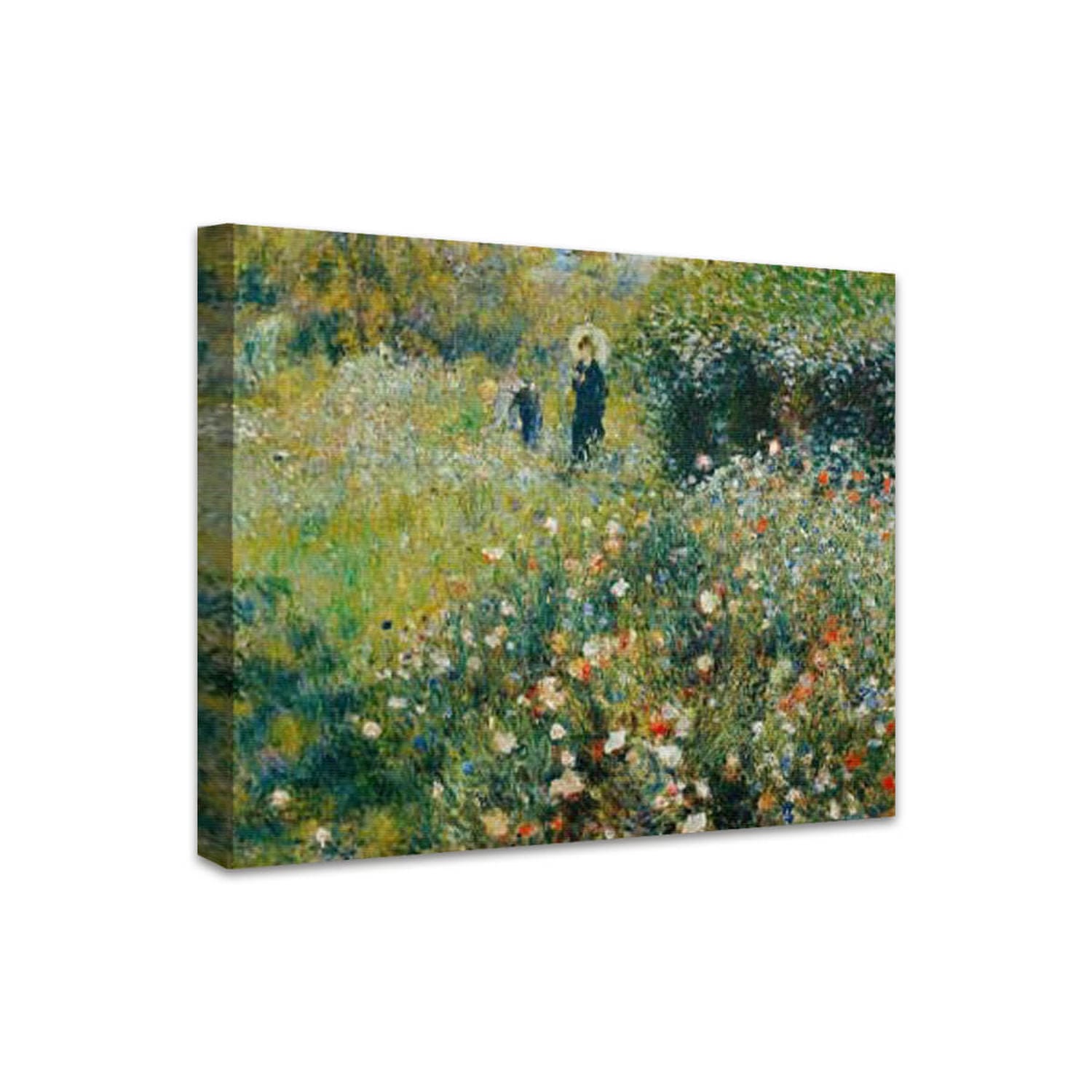 Frau mit Sonnenschirm in einem Garten | Pierre-Auguste Renoir