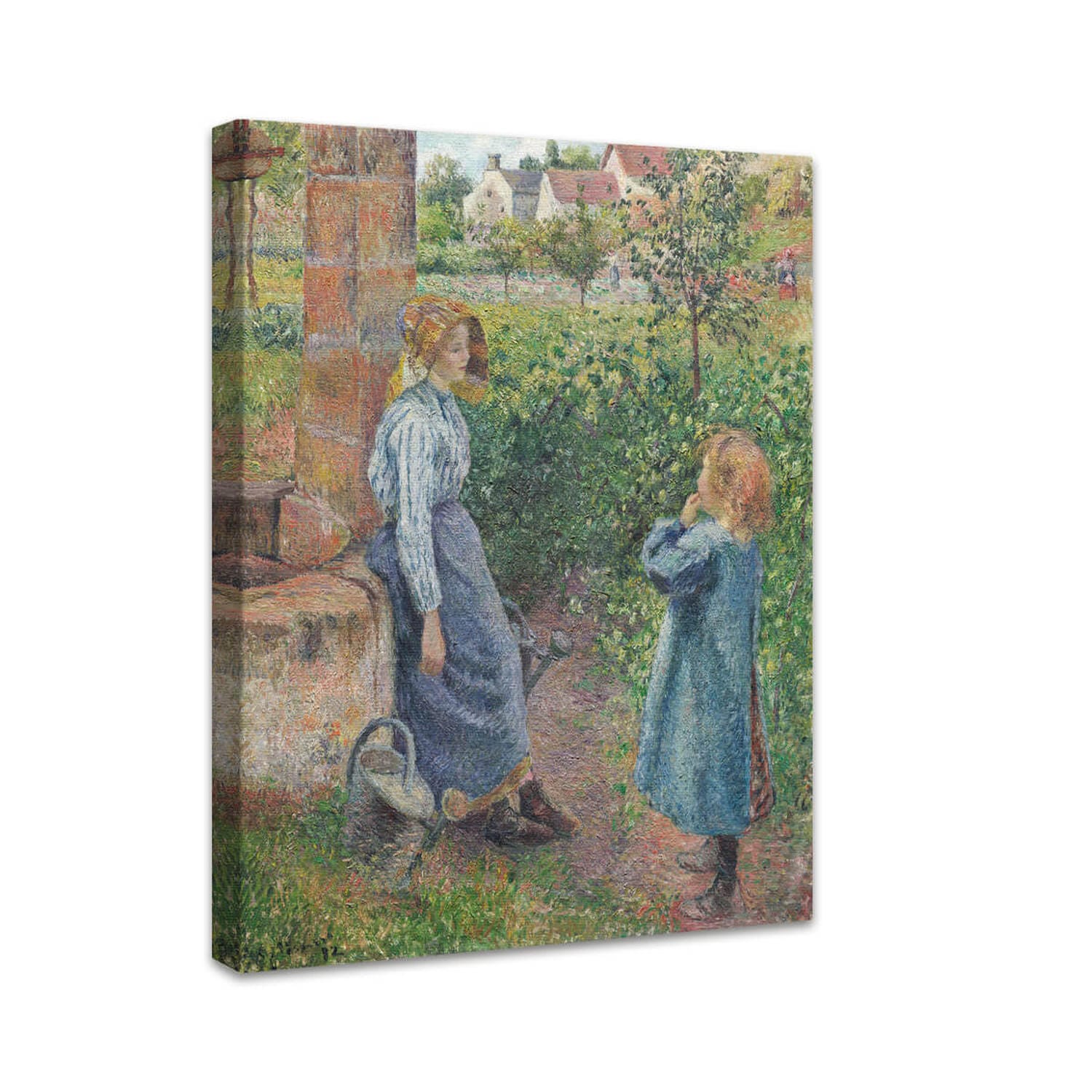 Frau und Kind am Brunnen | Camille Pissarro