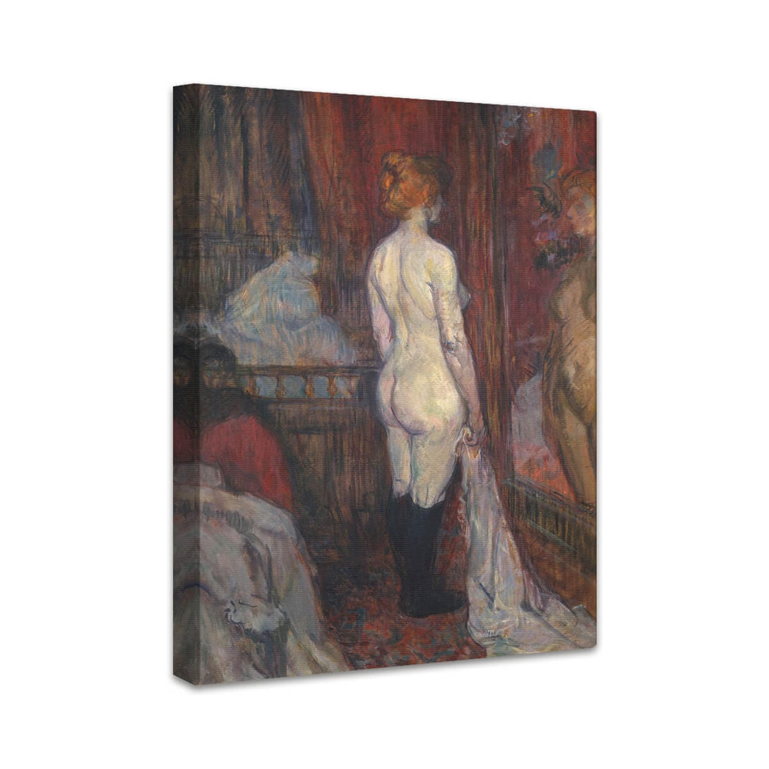 Frau vor dem Spiegel | Henri de Toulouse-Lautrec