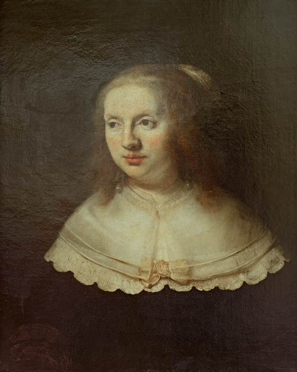 Kunstdruck Frauenbildnis von Rembrandt van Rijn