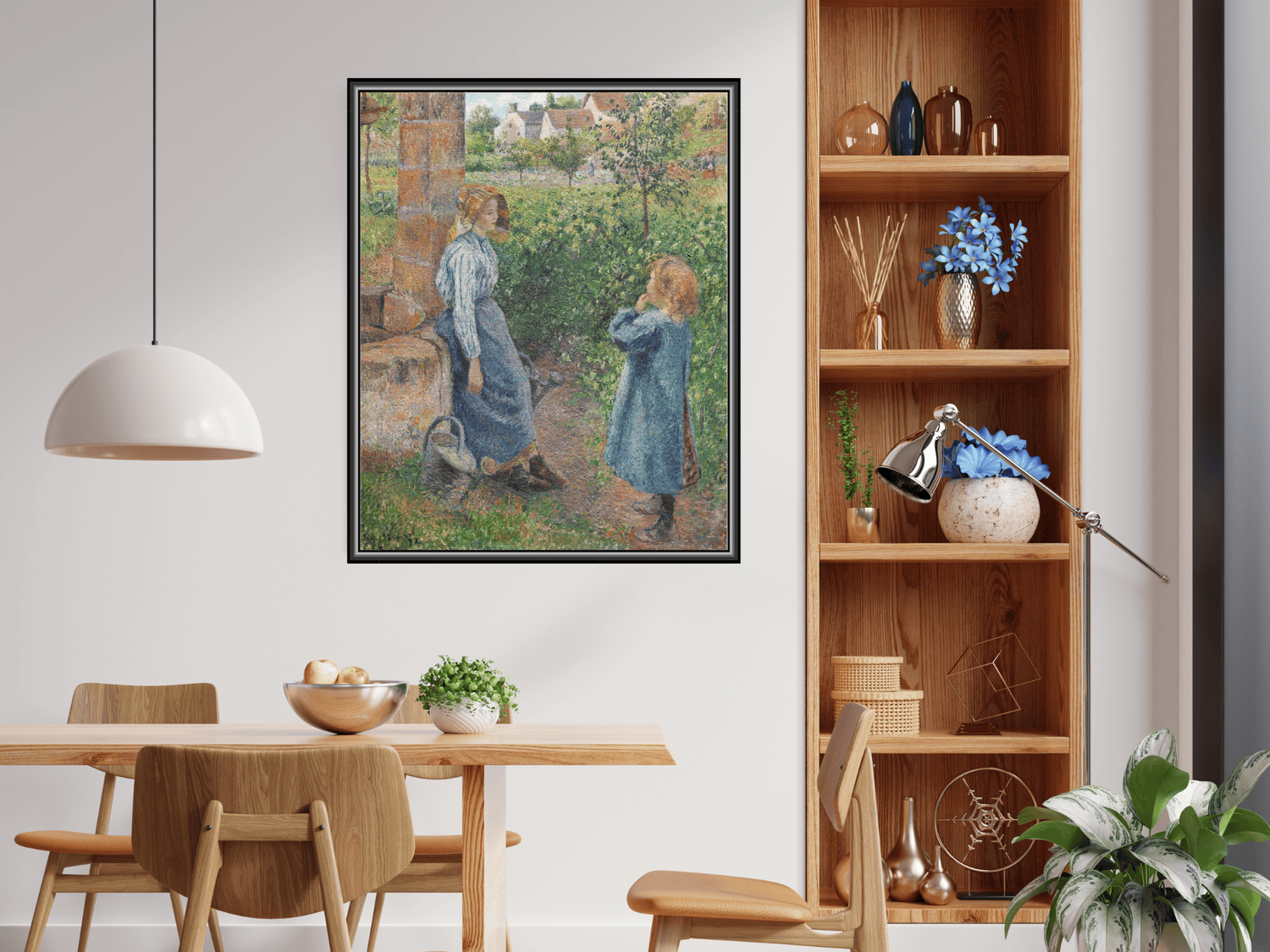 Frau und Kind am Brunnen | Camille Pissarro