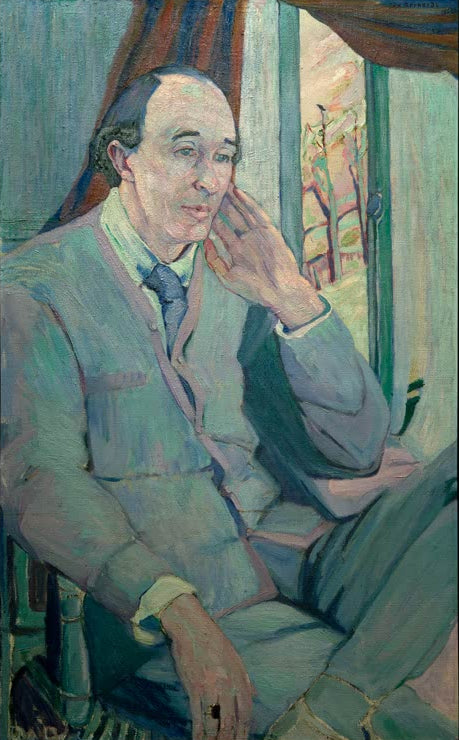 Frederick Delius von Ida Gerhardi als hochwertiger Kunstdruck eines ausdrucksstarken Herrenporträts