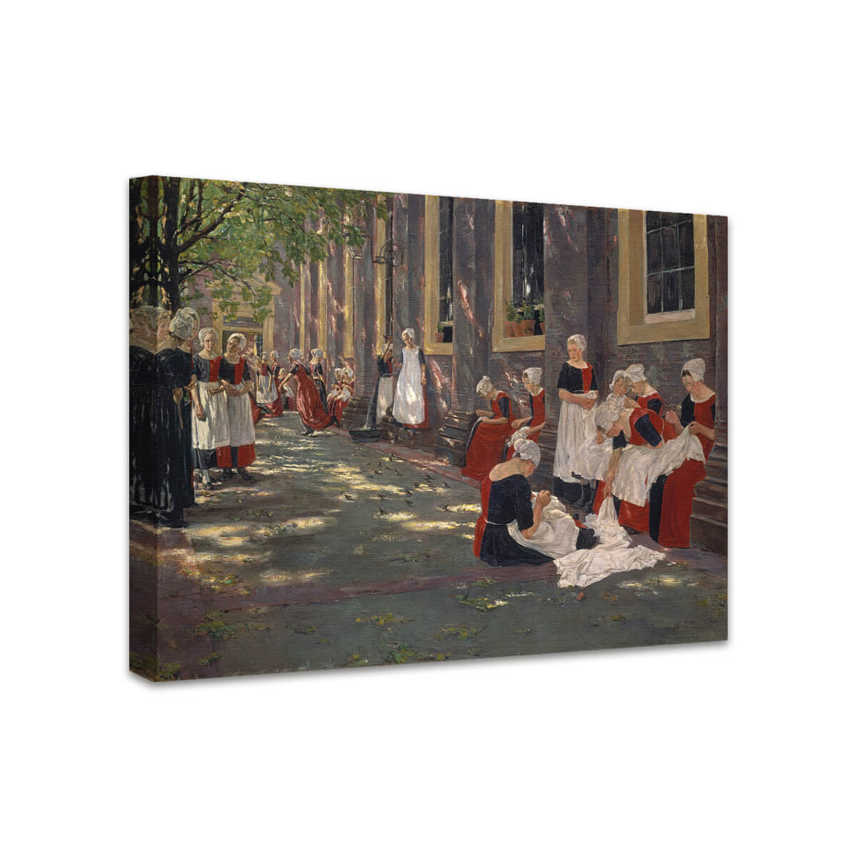 Freistunde im Amsterdamer Waisenhaus | Max Liebermann
