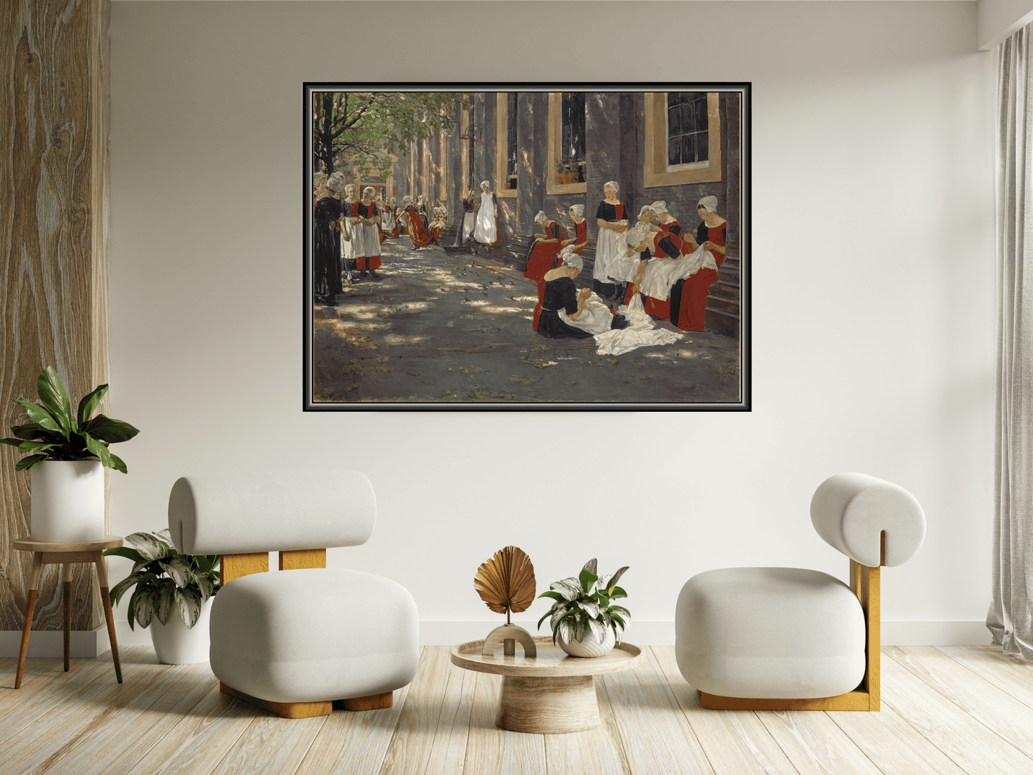 Freistunde im Amsterdamer Waisenhaus | Max Liebermann