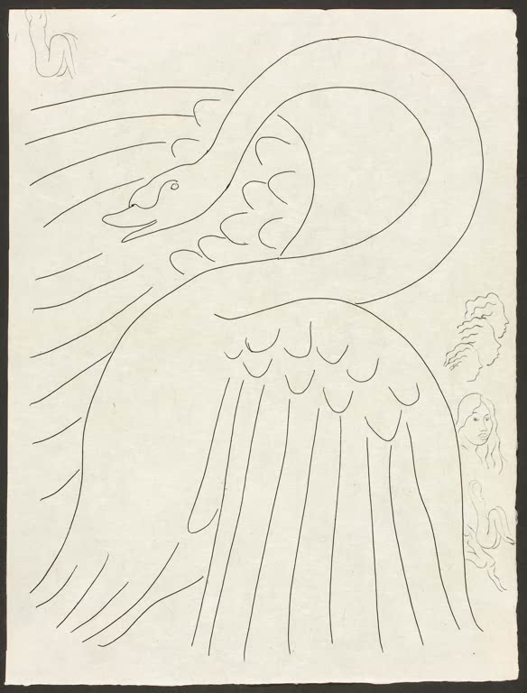 Kunstdruck „Frontispiz zu Einige Sonette“ von Henri Matisse, handgefertigt in Deutschland