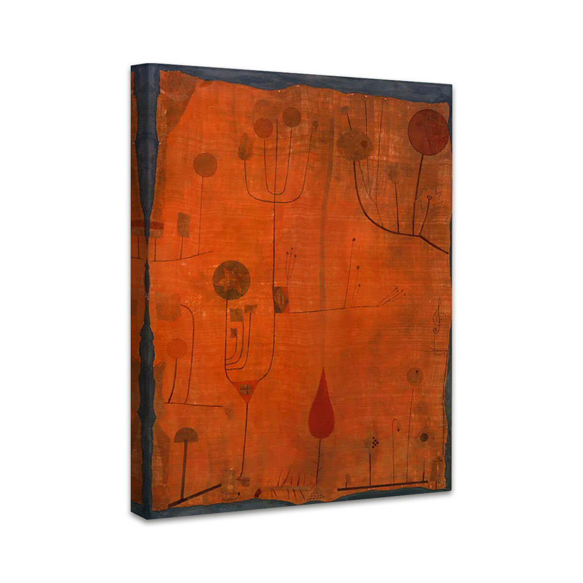 Früchte auf Rot | Paul Klee