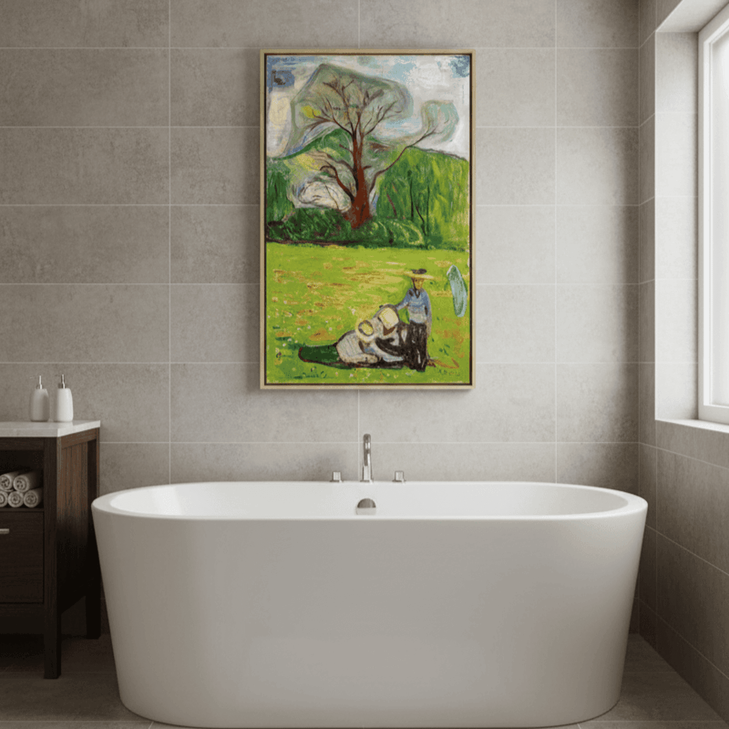 Frühlingslandschaft | Edvard Munch