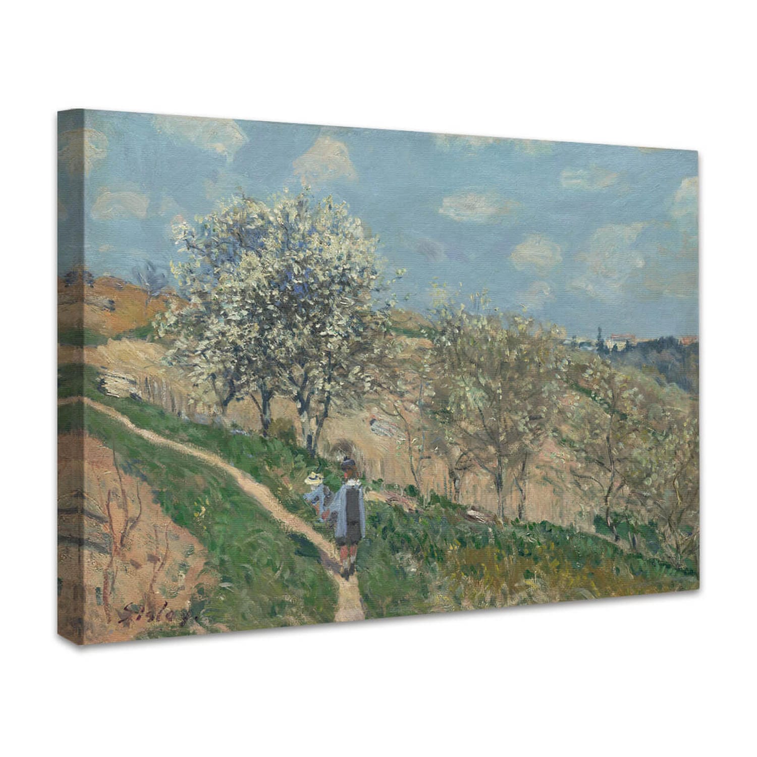 Frühlingszauber in Bougival  | Alfred Sisley