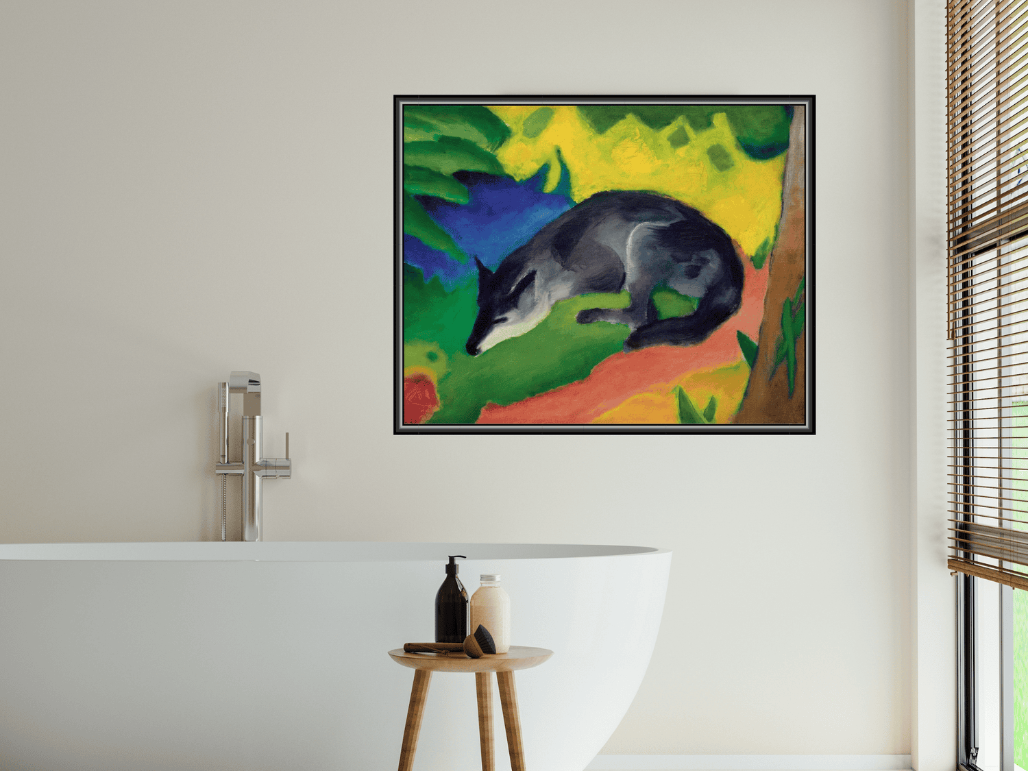 Fuchs (Blauschwarzer Fuchs) | Franz Marc