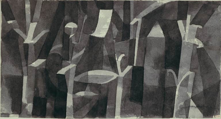 Kunstdruck „Garten“ von Paul Klee, handgefertigt in Deutschland